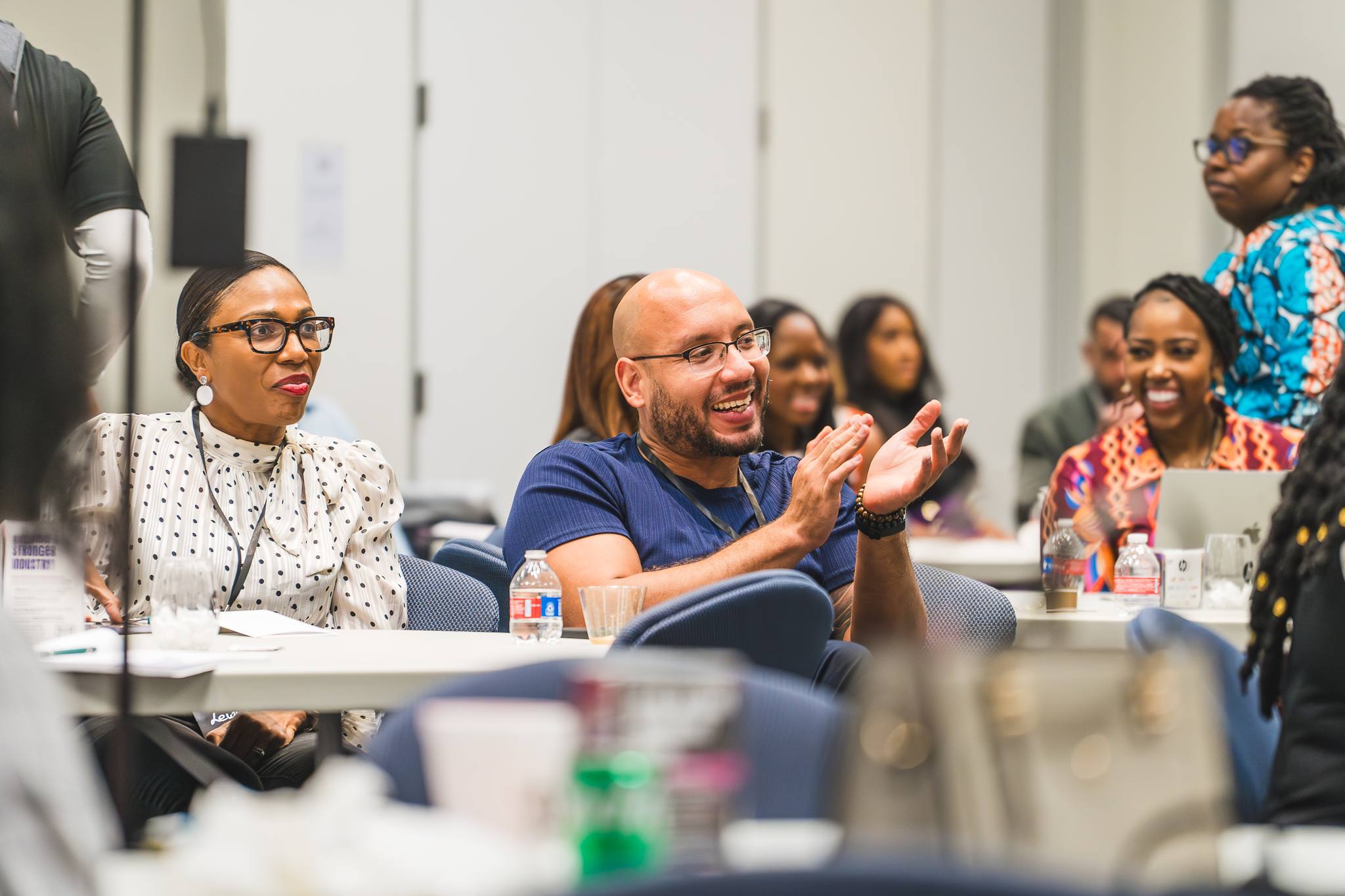 Marketing professionals at a workshop session